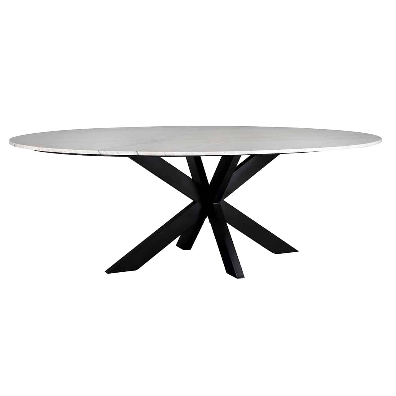 Lexi White Marble 2.3m Dining Table