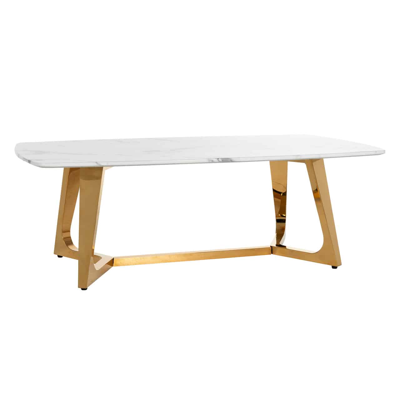 Dylan Marble & Gold Coffee Table