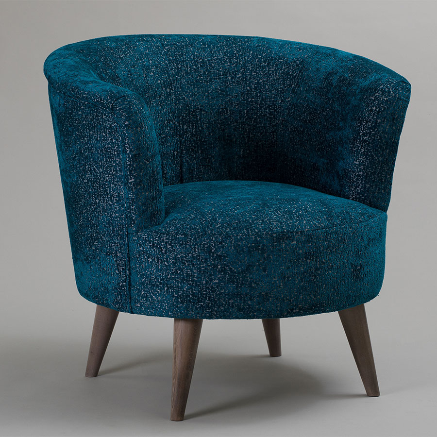 Vogue Petra Pallazo Teal Upholstered Feature Chair