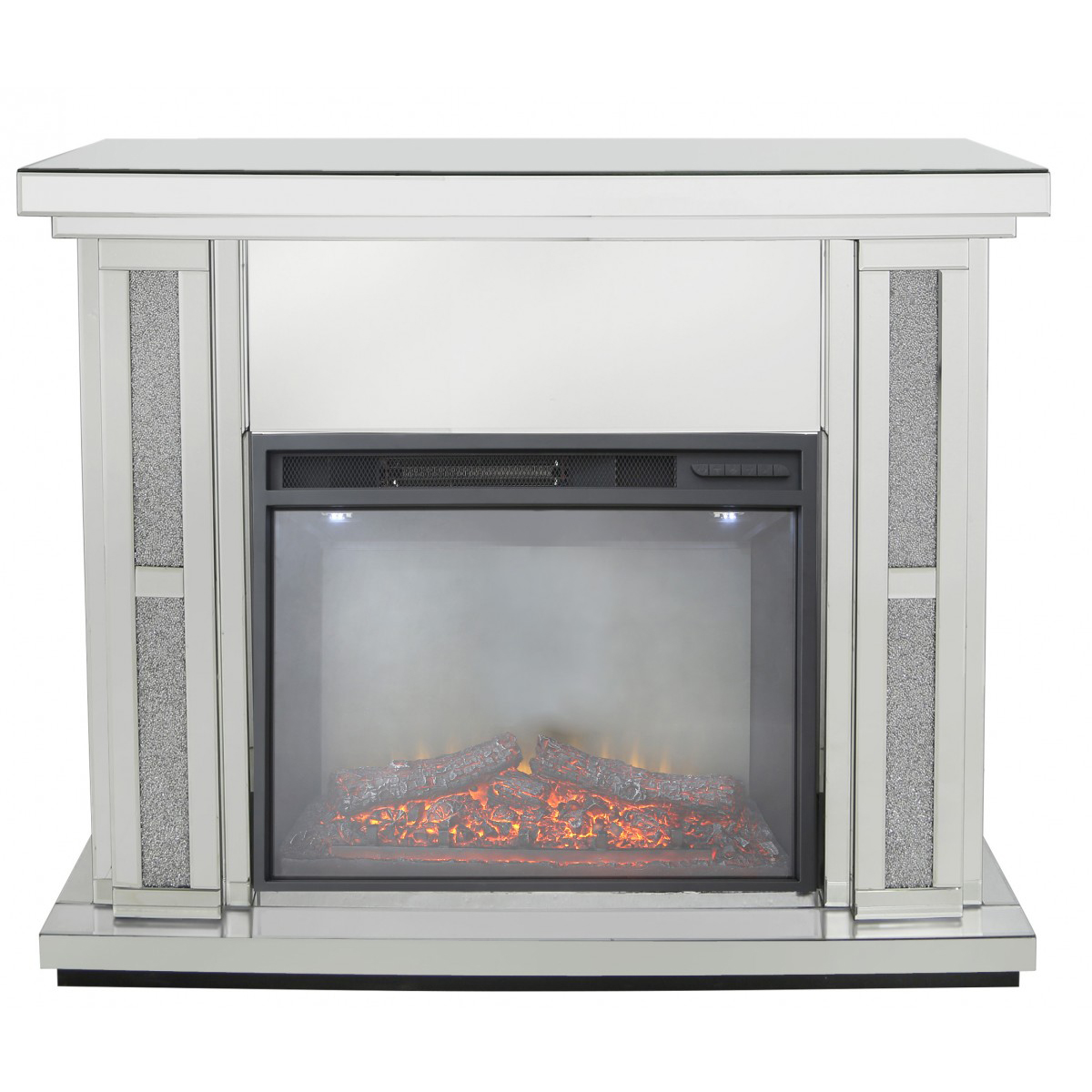Madorra Copper Smoked Effect Fireplace Surround & Electric Fire Set
