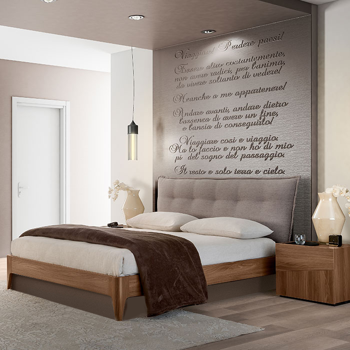 Sicily Elm Wood SOFT Upholstered Buttoned 6ft STORAGE Bed