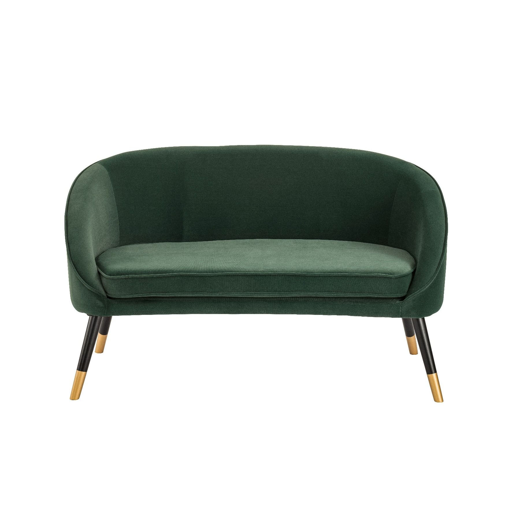 Oakman Green Velvet Tub Sofa