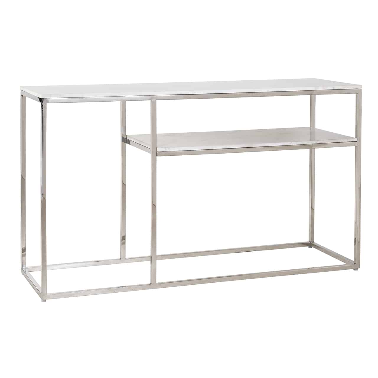 Lyla White Marble Console Table