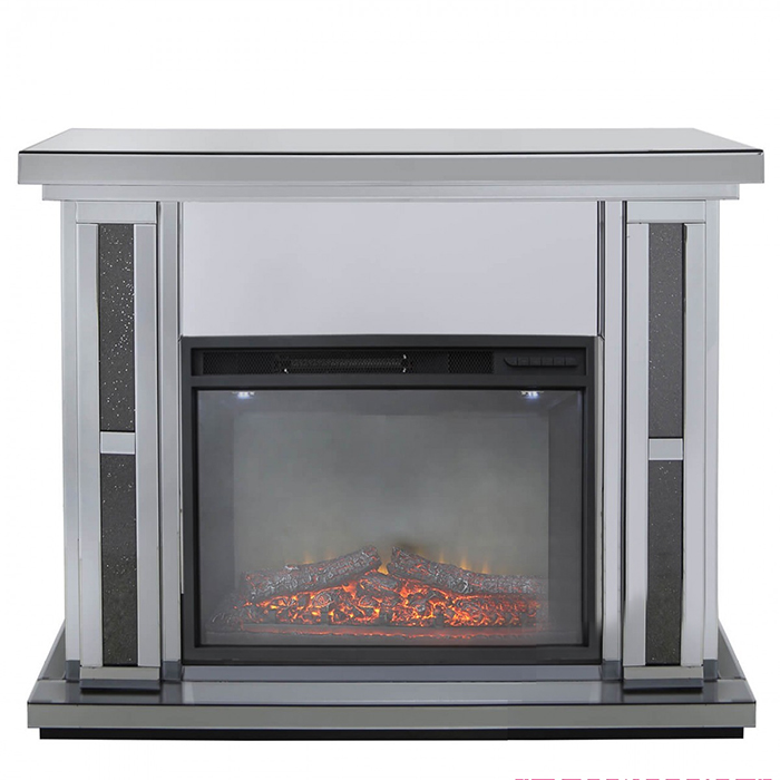 Madorra Copper Smoked Effect Fireplace Surround & Electric Fire Set