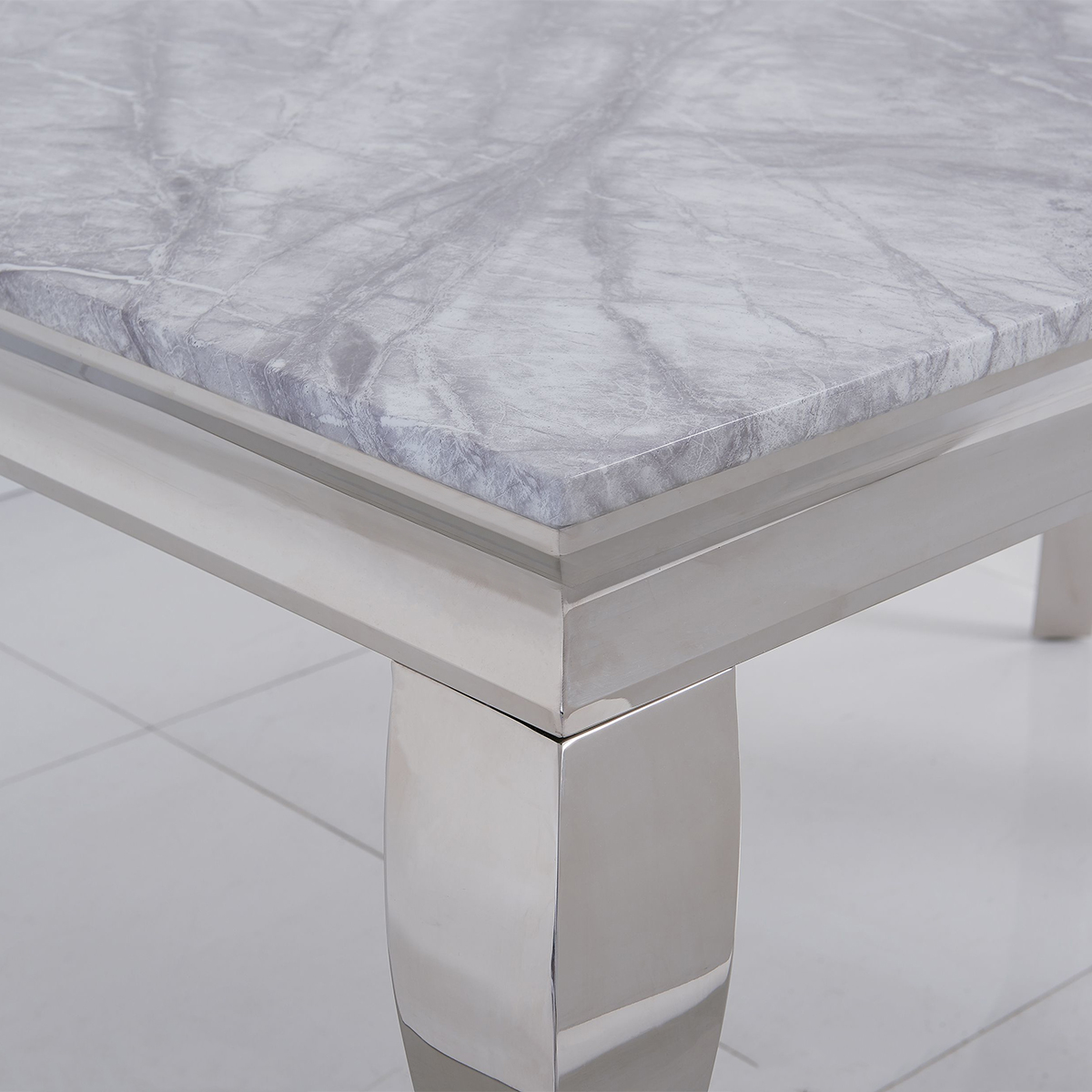 Liyana Grey 1.4m Marble Dining Table