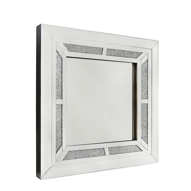 Madorra Mirrored Diamante Wall Mirror (90cm)