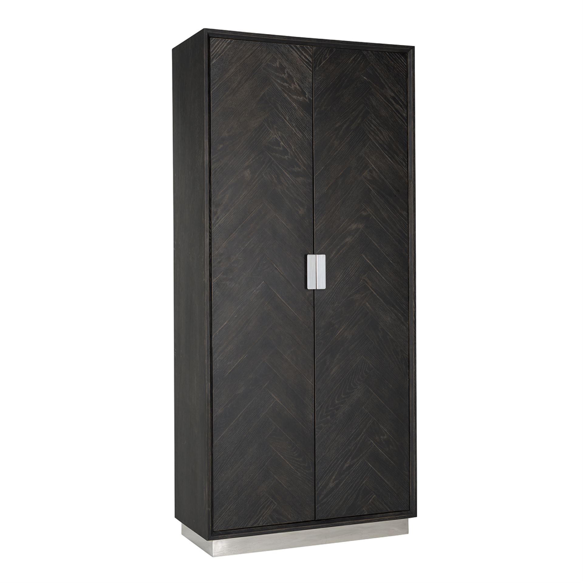 Bronwyn Black Oak & Gold 2 Door Cabinet