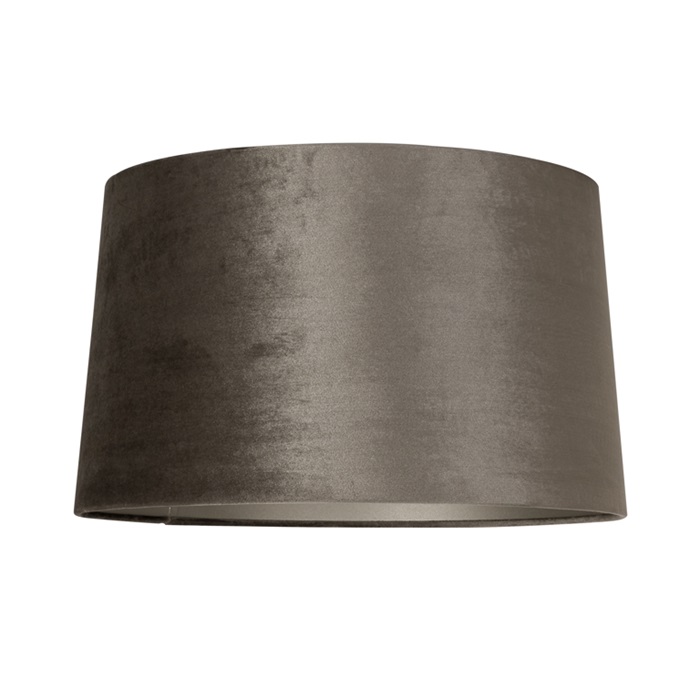 Jeyel Taupe Suede Lampshade