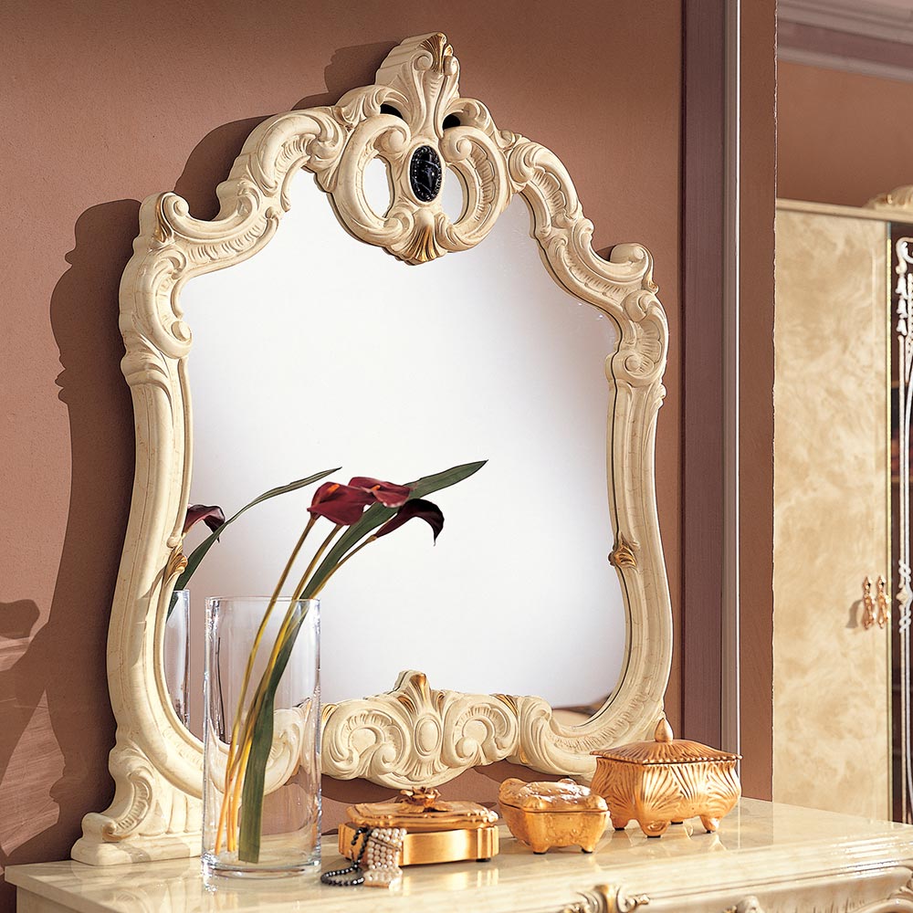 Bellissima Gold Bedroom Mirror