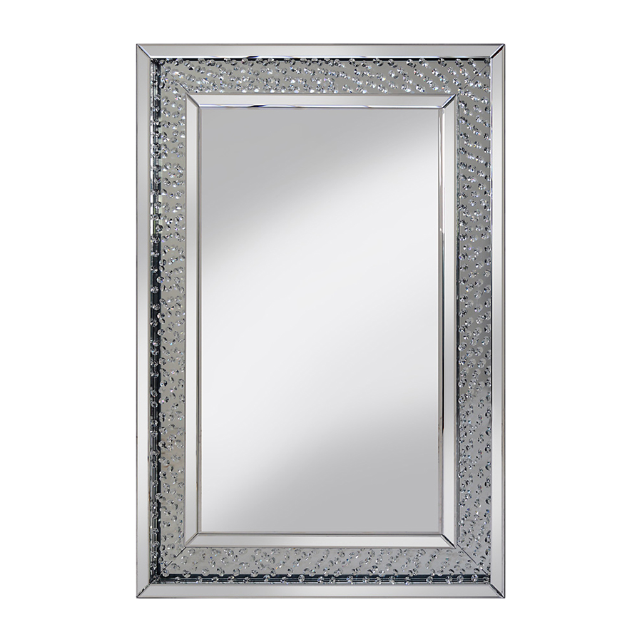 Rhombus Crystal Rectangular Modern Mirror