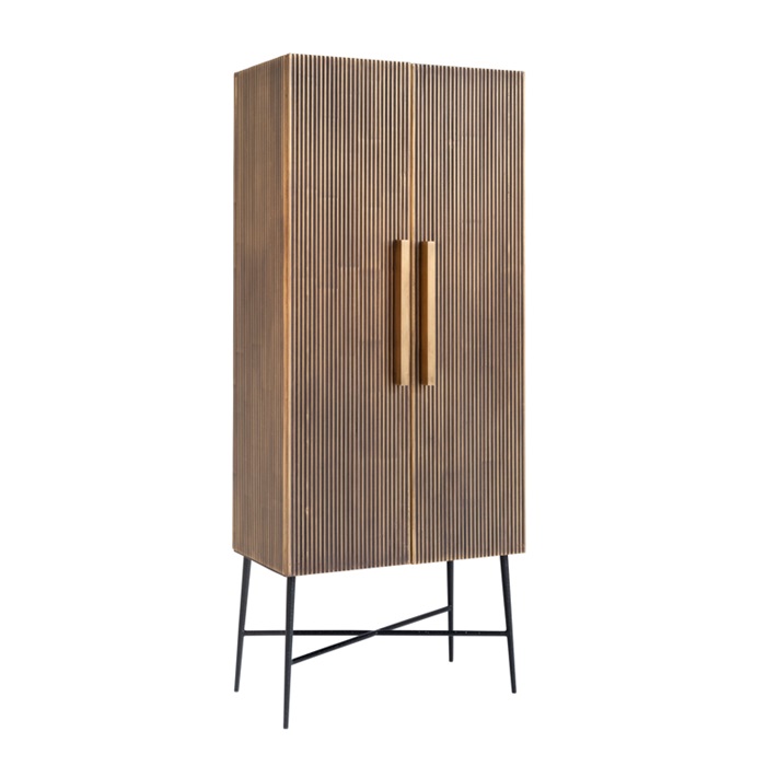 Inessa Iron Wood Cabinet