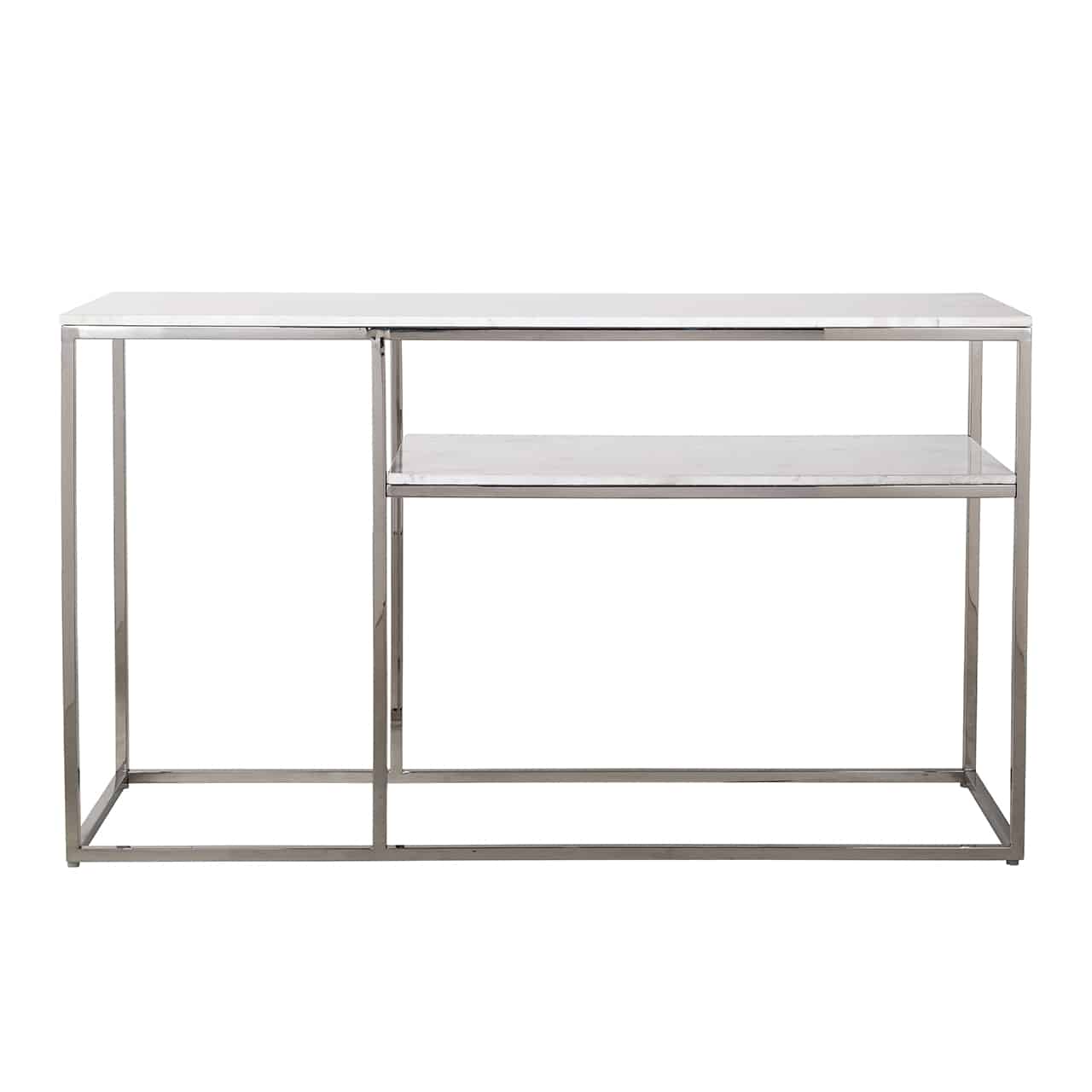 Lyla White Marble Console Table
