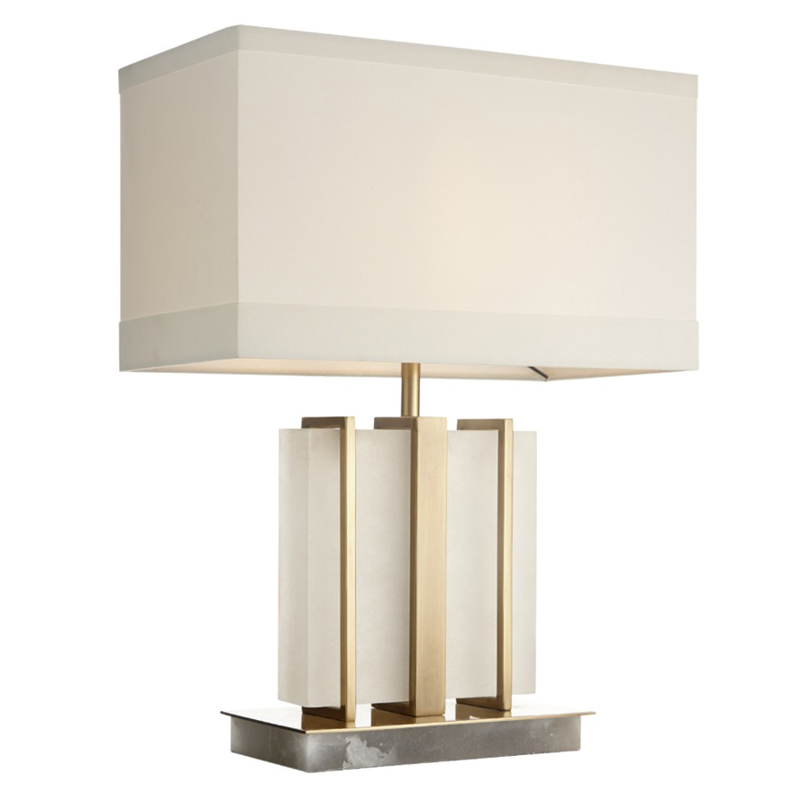 Kelcie Antique Brass Table Lamp
