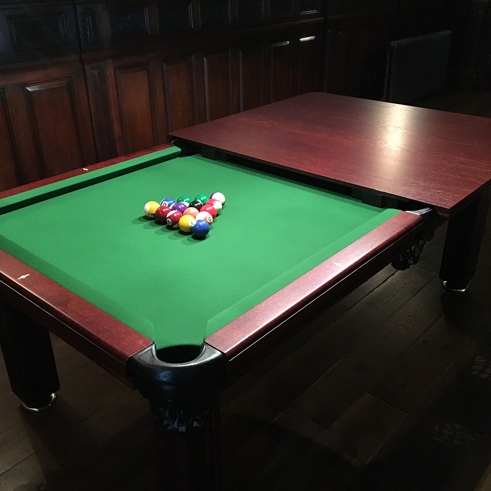 Oporto 8ft Solid Hardwood Pool & Entertainment Dining Table