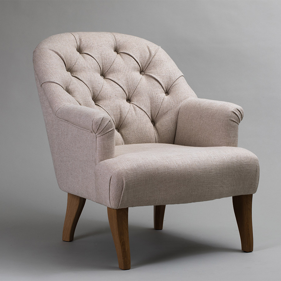 Vogue Basildon Icon Natural Upholstered Feature Chair